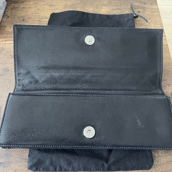 Chanel Diamante Crystals Black Shimmer Clutch- 100% Authentic And Rare - Picture 10 of 10